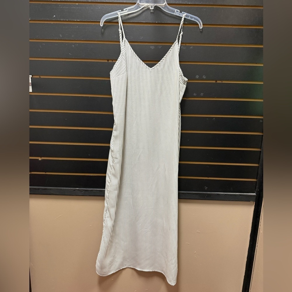 A New Day Striped Slip Dress Medium